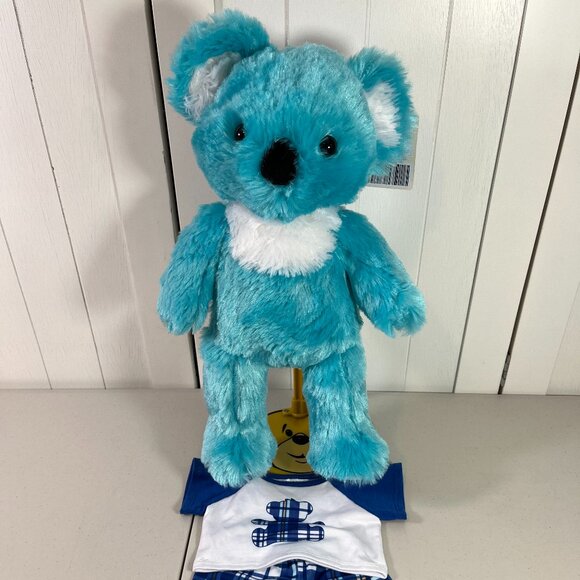 Build-A-Bear Other - NEW Build a Bear Blue Koala w/ Blue Pajamas